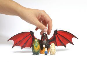Madre de dragones matryoshka medida 1