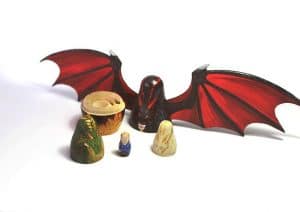 Madre de dragones matryoshka piezas