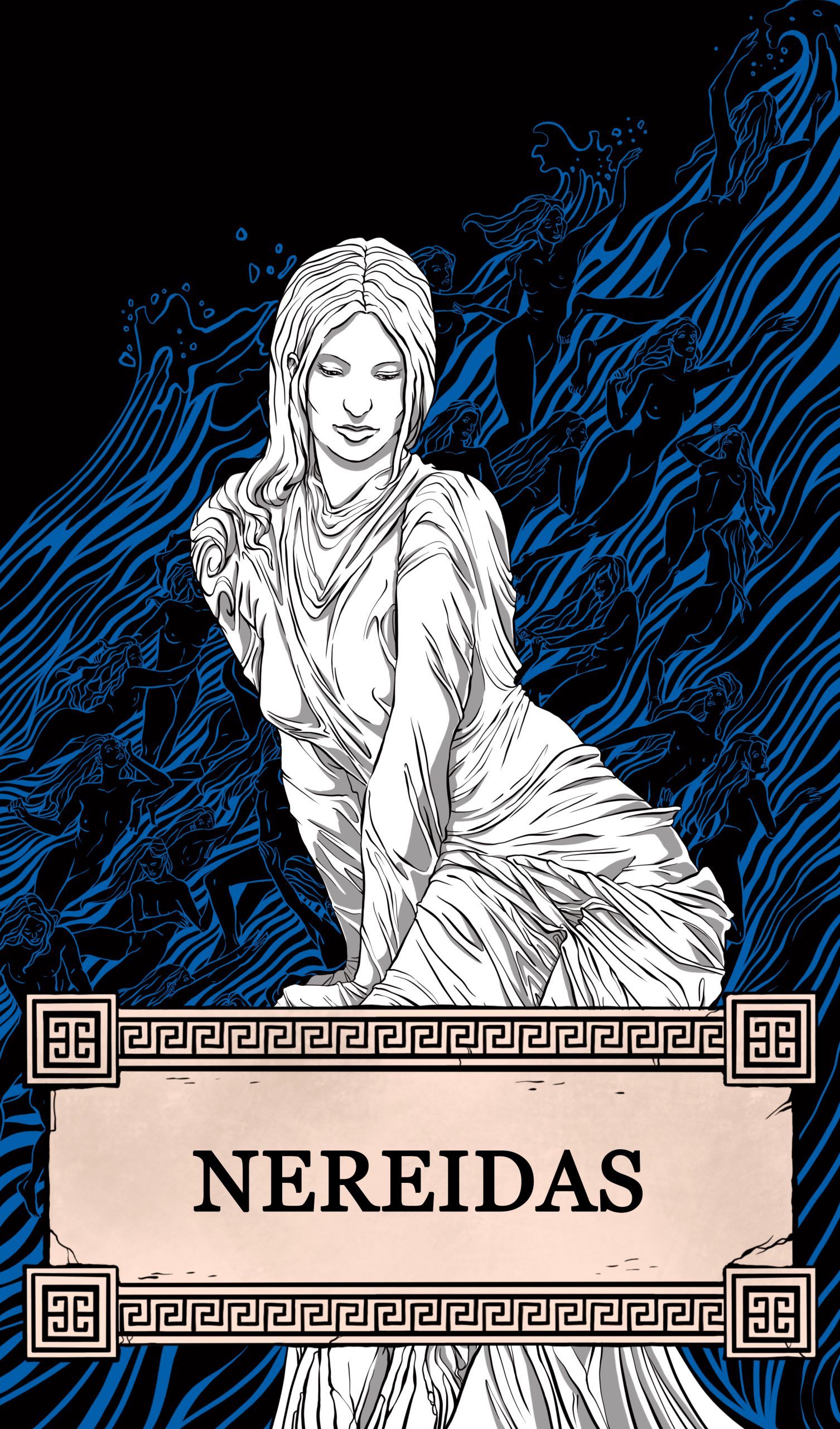 Nereida d ela mitología griega.
