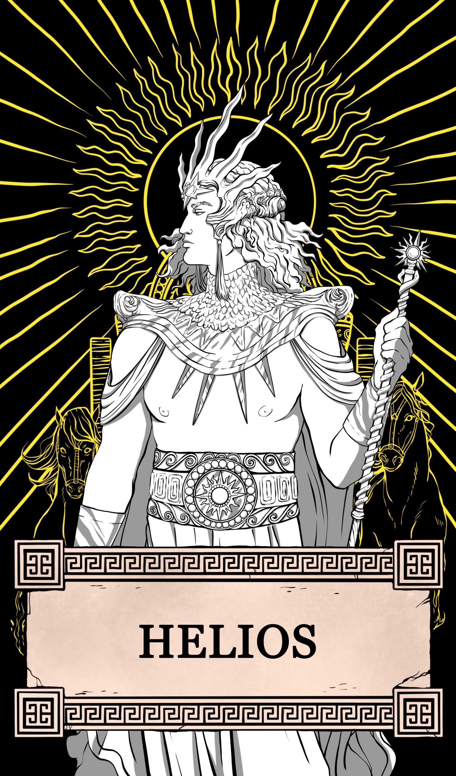 Dios solar Helios.