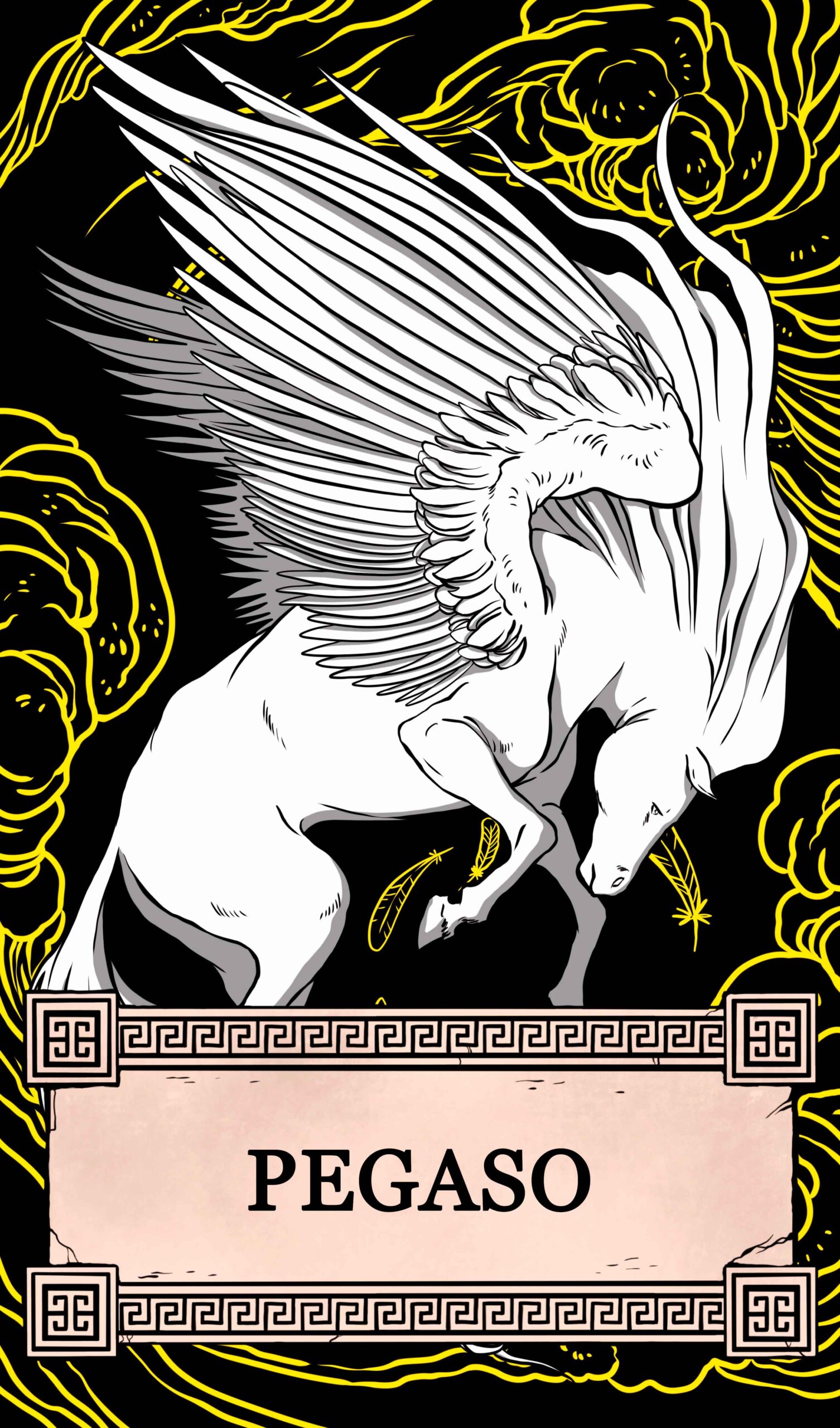 El caballo alado Pegaso.