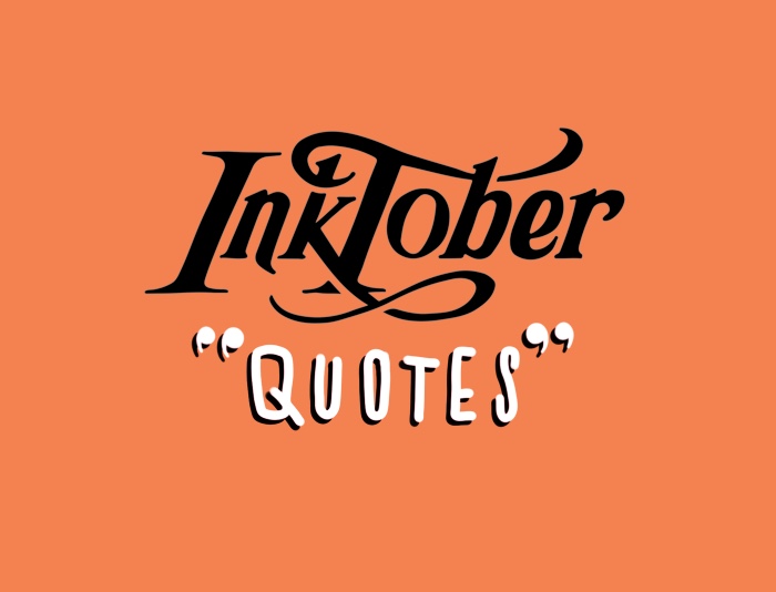 Inktober Quotes, portada del post.