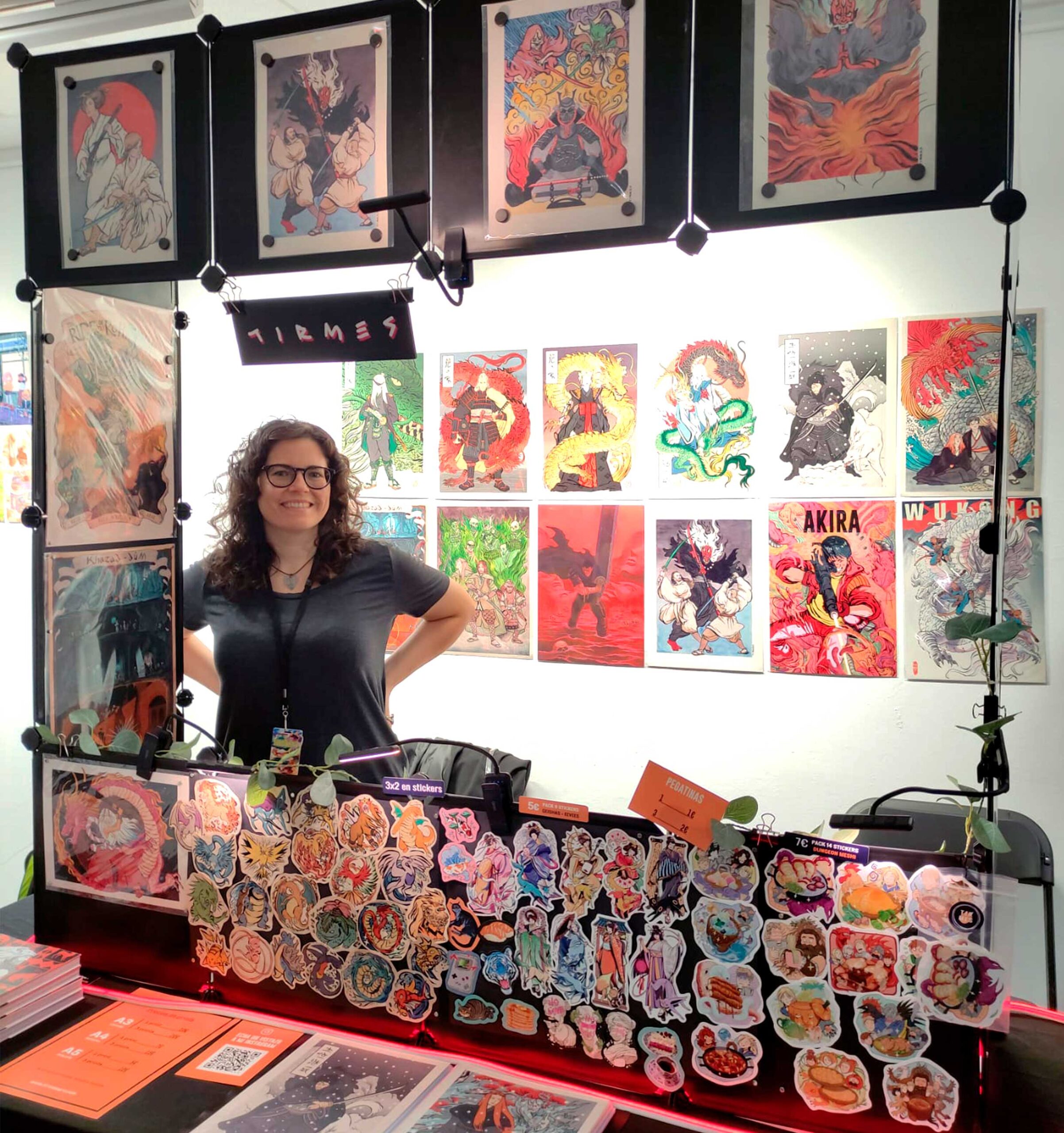 Stand del Artist Alley de Tirmes.