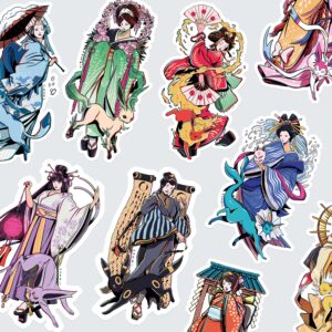 Pegatinas de las chicas kimono pokemon
