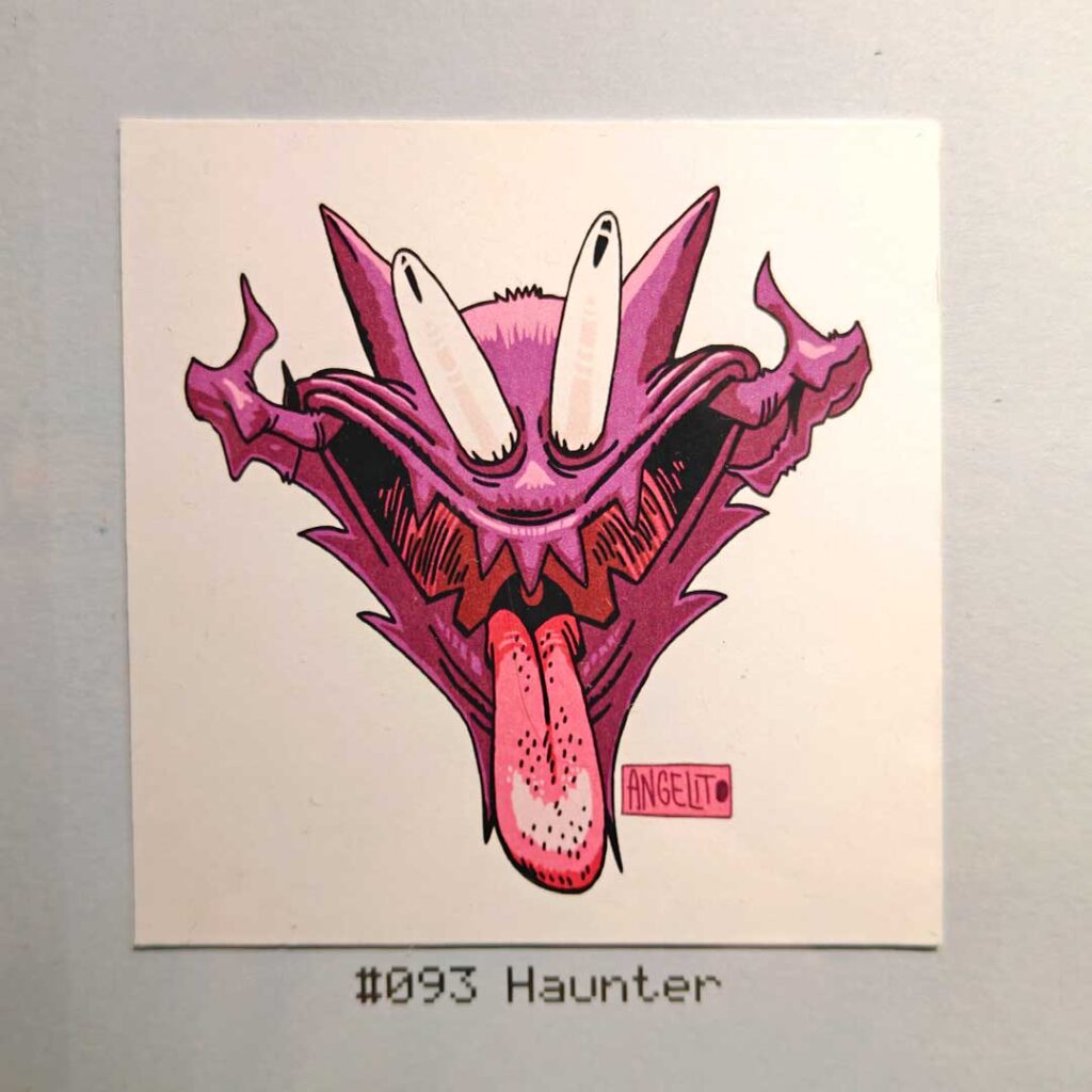 Haunter por Bizarro Pokedex.