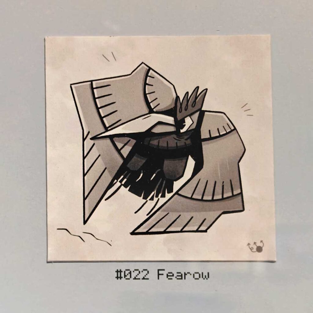 Fearow por el artista Jamie Alexander.