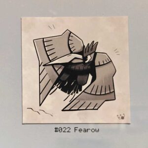 Fearow por el artista Jamie Alexander.