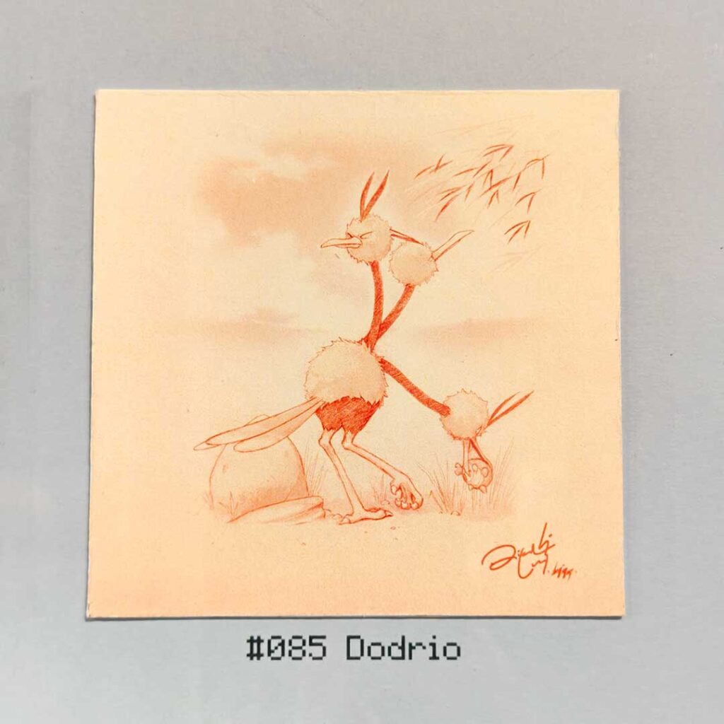 Dodrio por Rick Lira.