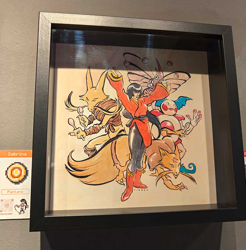 Líder del gimnasio Pokémon Sabrina, por Tirmes