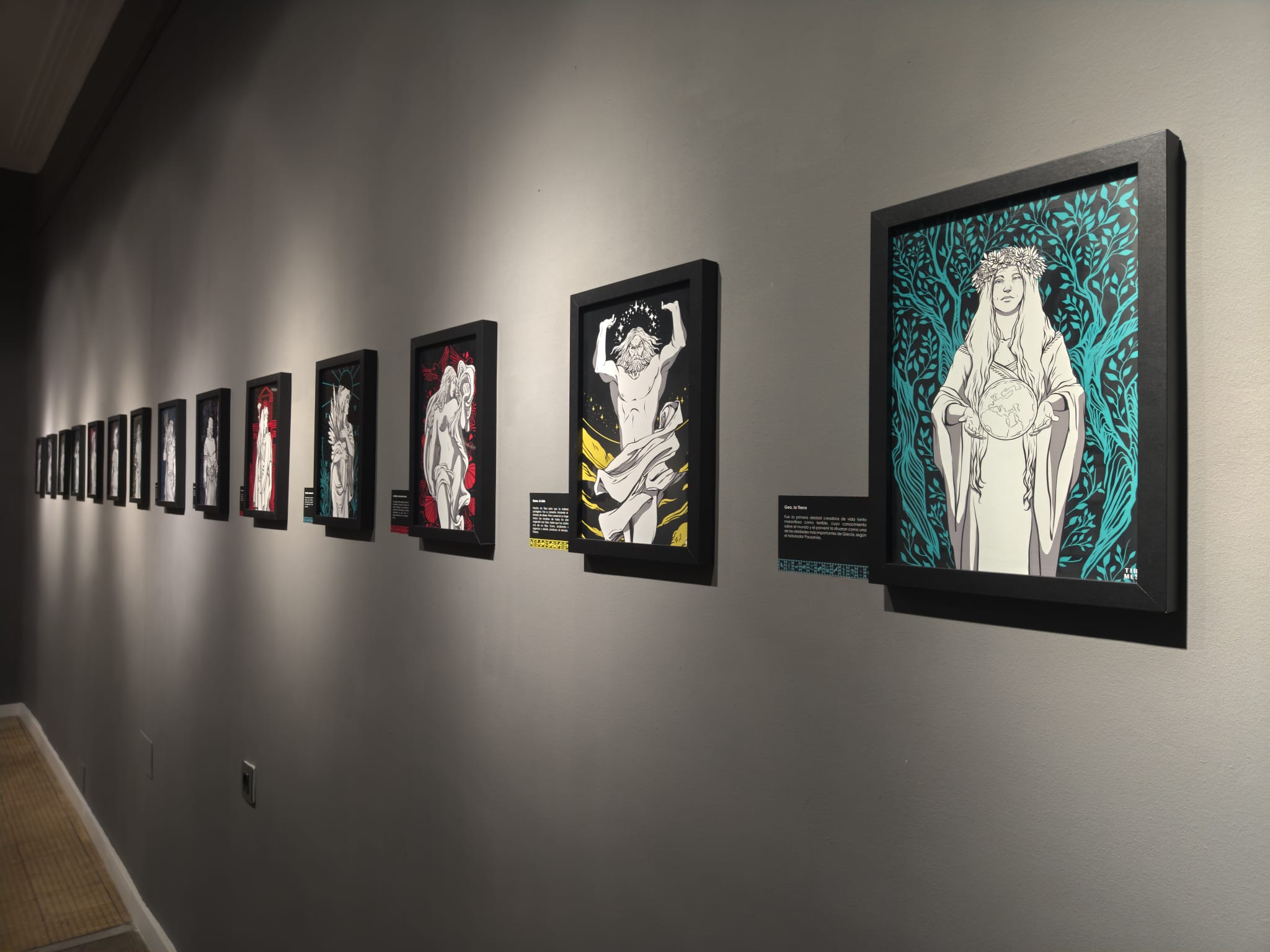 Imagen de la exposición Figuras Clave de la Mitología Griega.