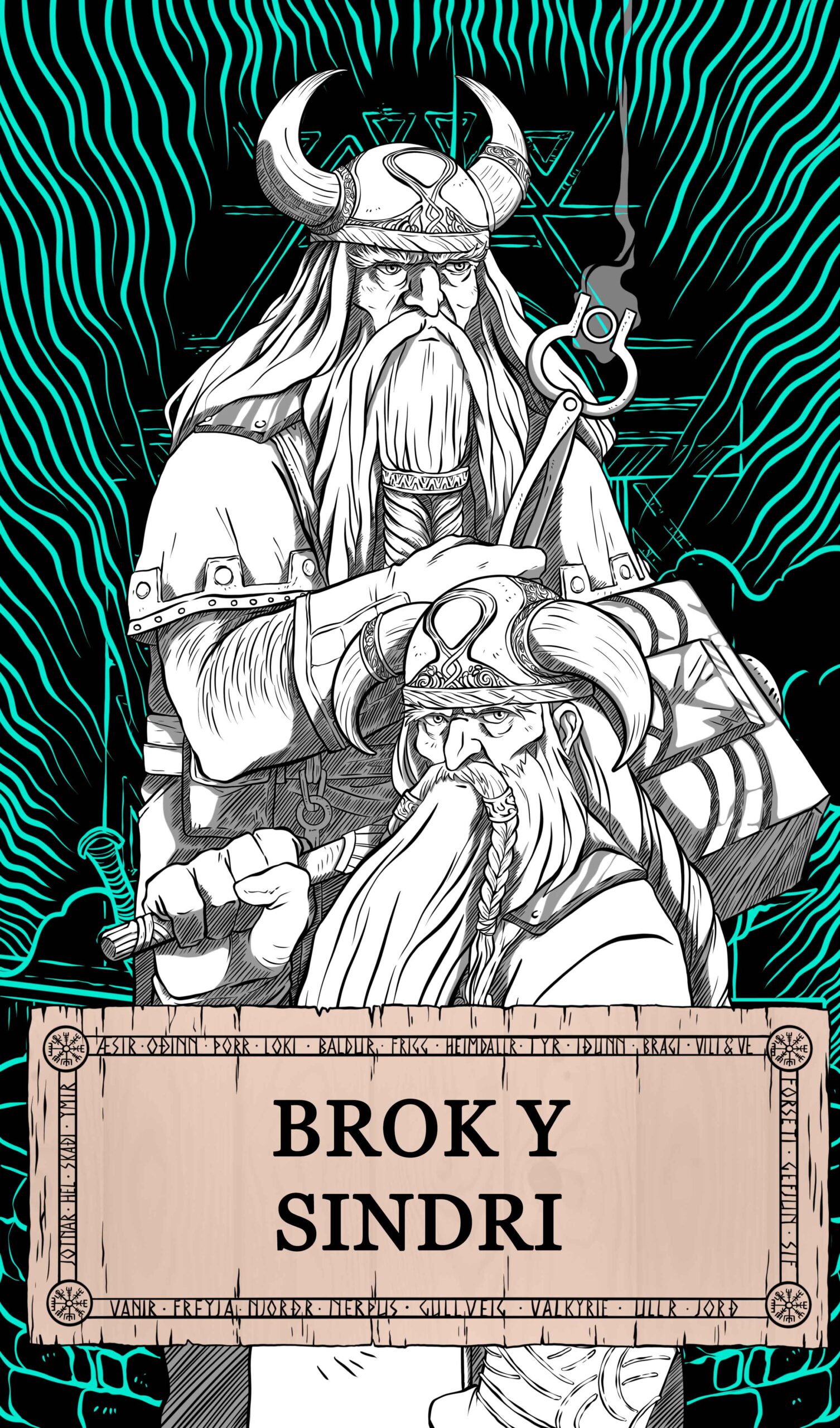 Mitologías del norte de Europa 16 Ilustración del dios egipcio Shu.