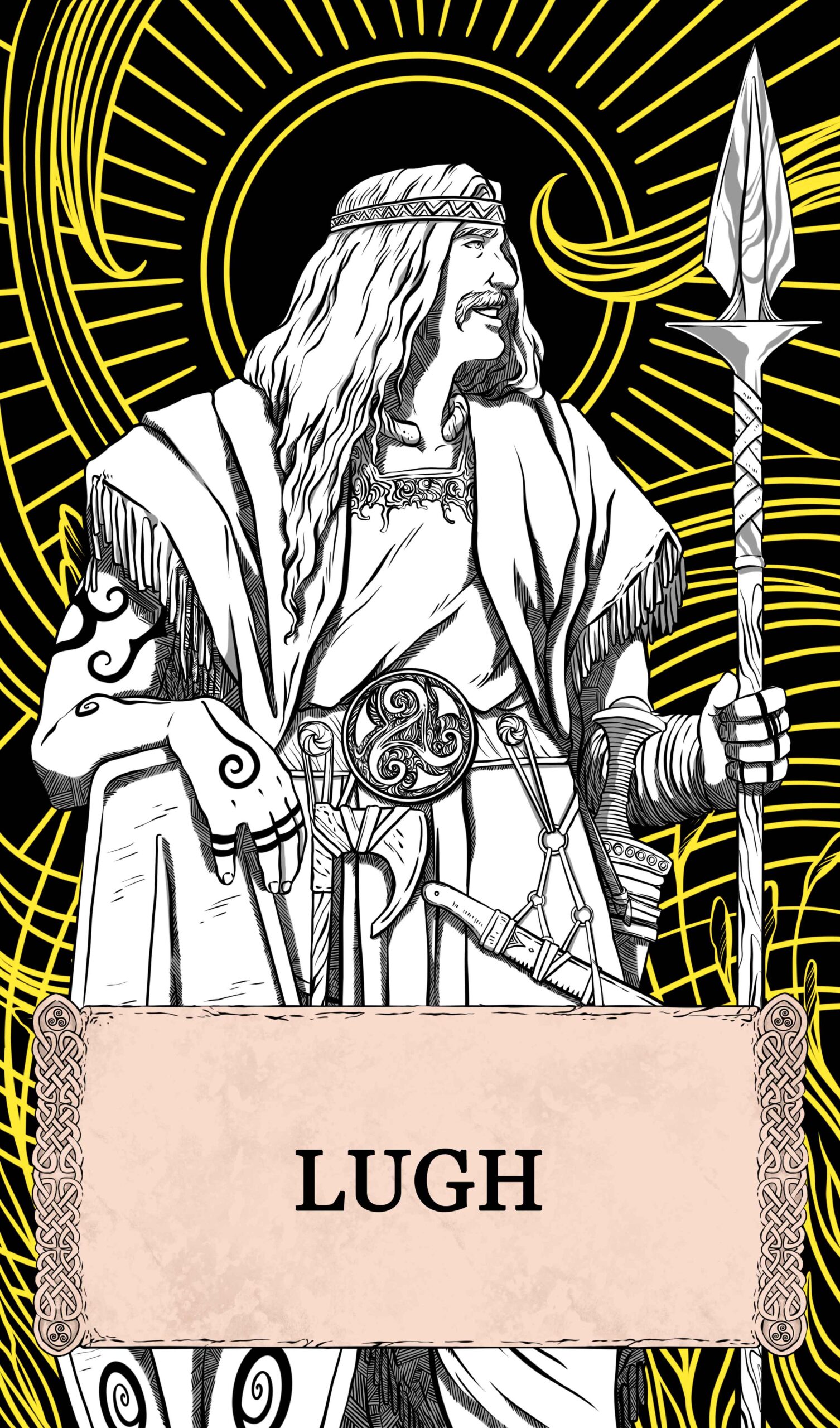 Mitologías del norte de Europa 24 Ilustración de la diosa egipcia Tefnut.