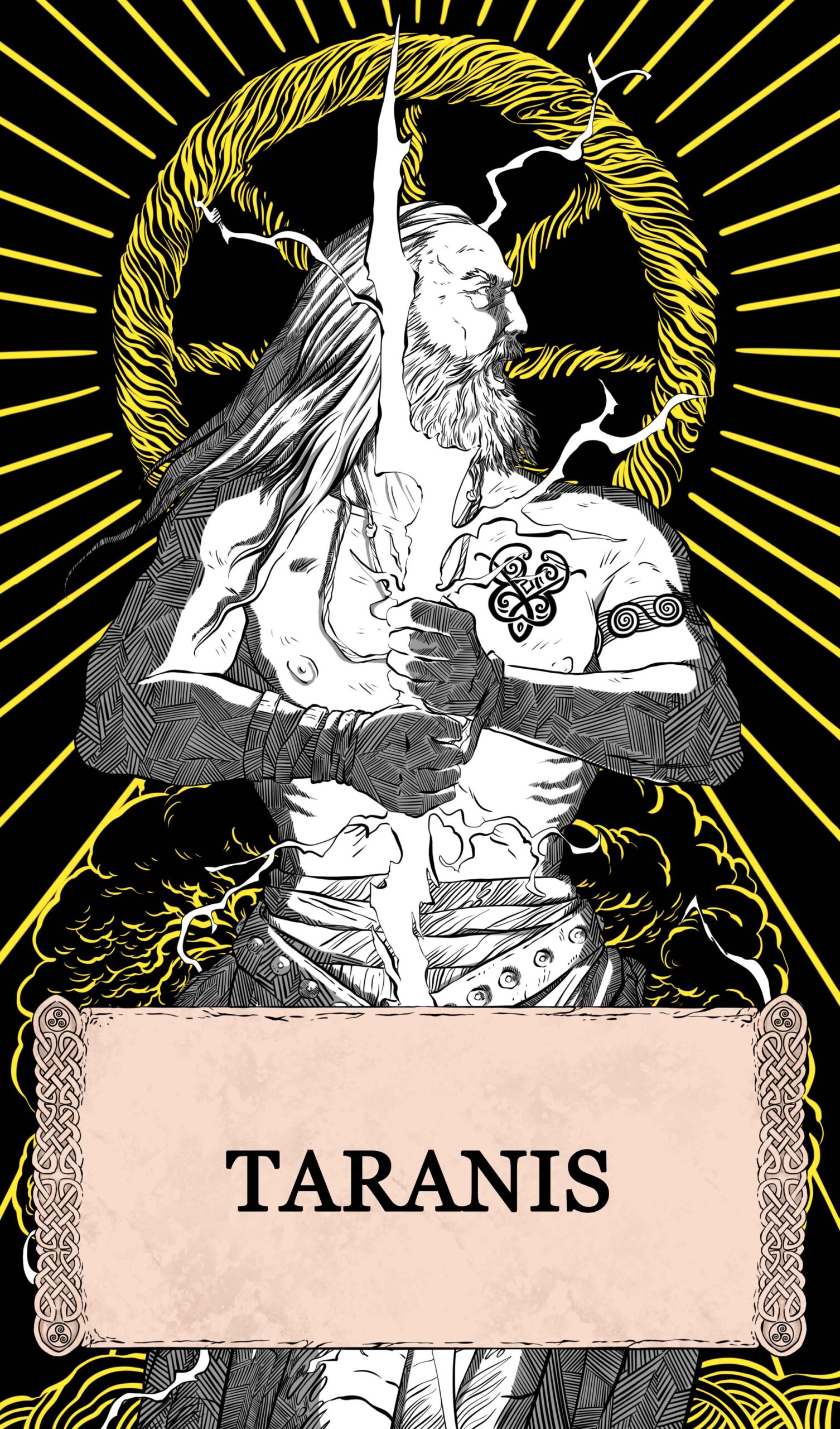 Mitologías del norte de Europa 22 Ilustración del dios egipcio Shu.