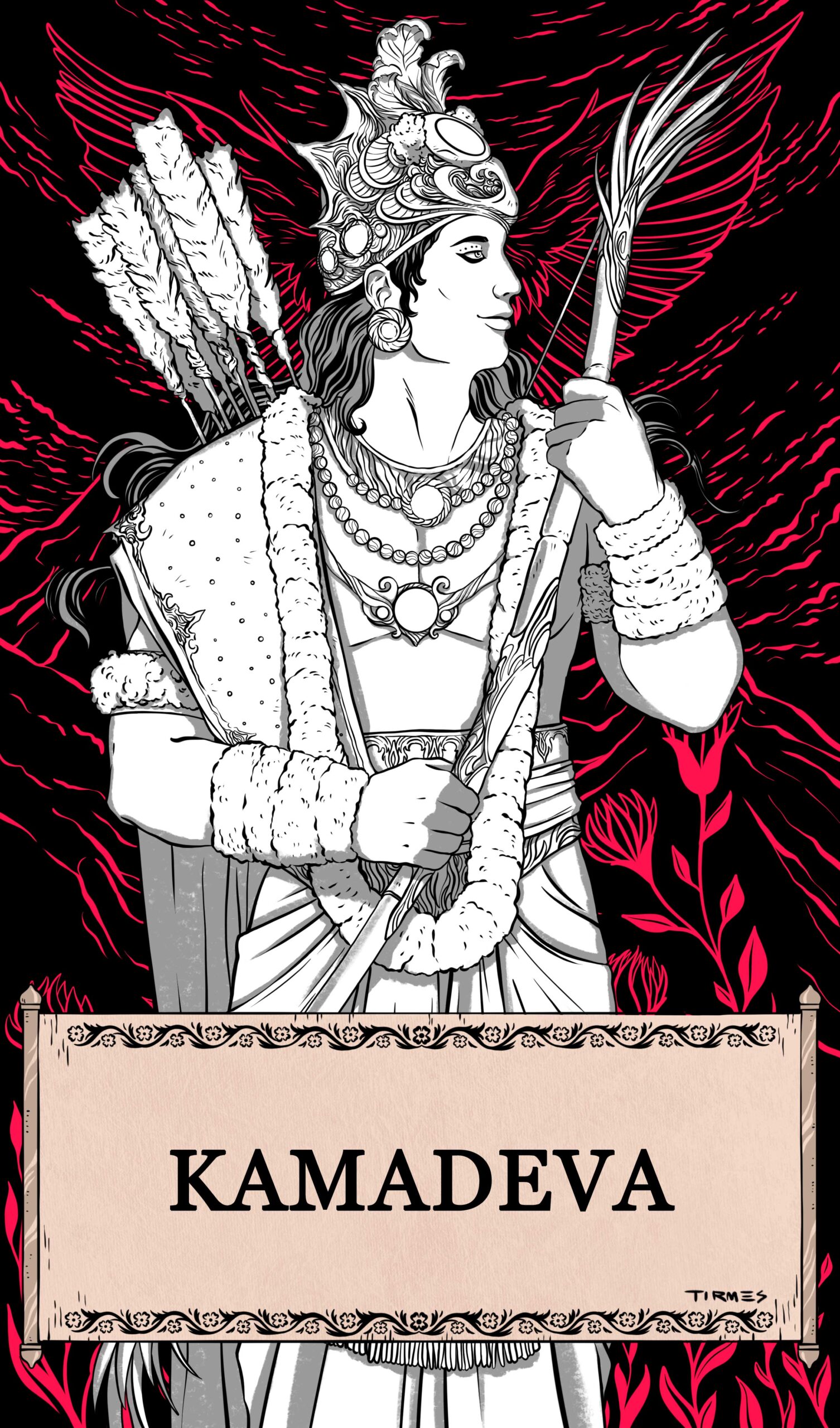 Ilustración del dios egipcio Ptah.