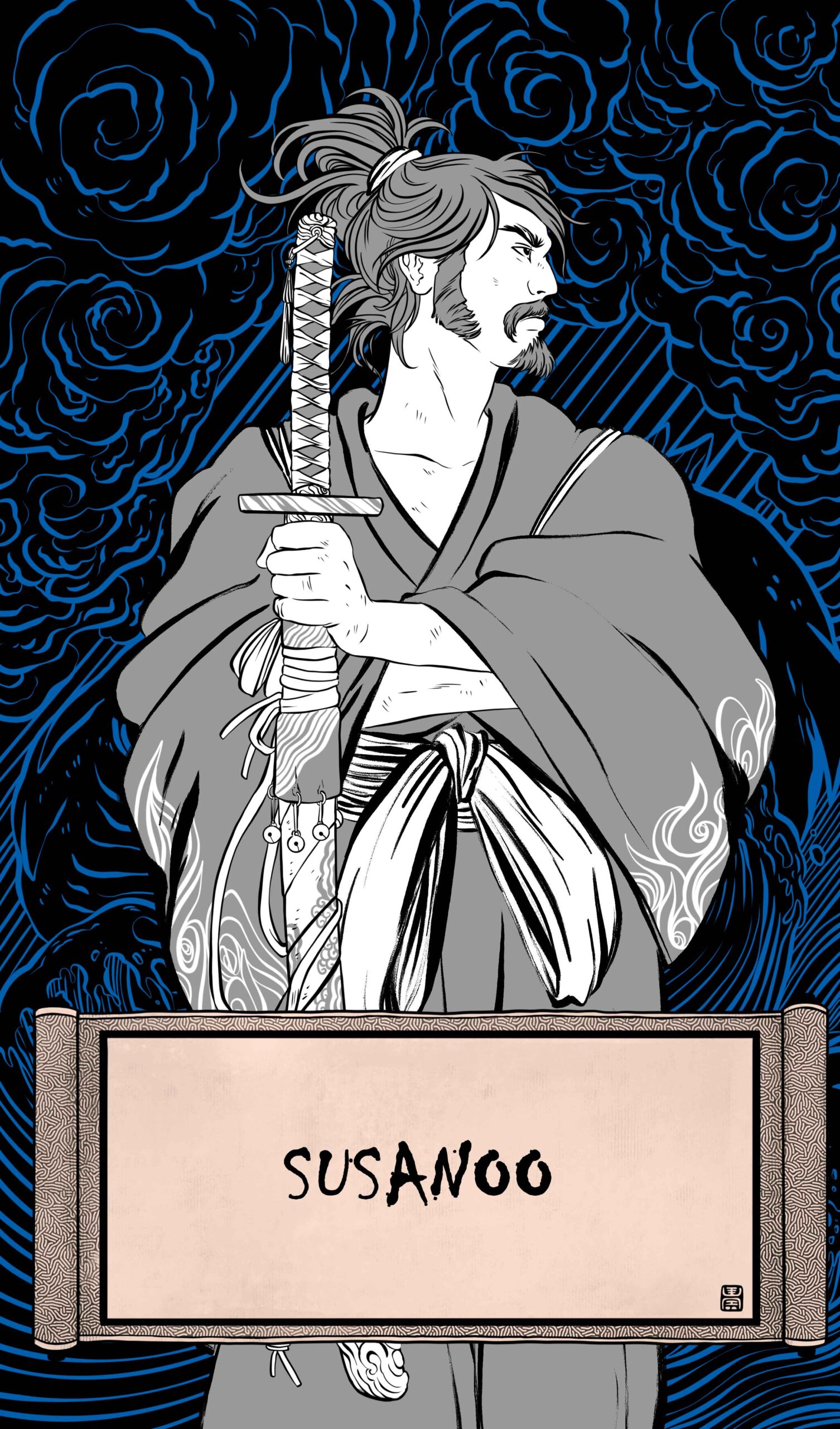 Ilustración de la diosa egipcia Tefnut.